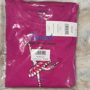 LEVERET Pink Ballerina Long Sleeve PAJAMAS SET SIZE 8 NWT W DOLL set